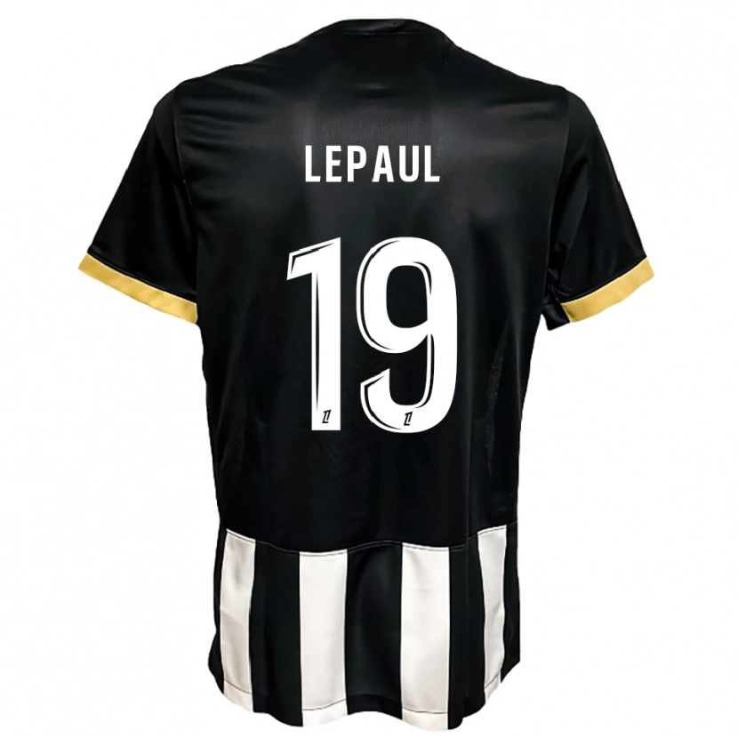 Danxen Women Estéban Lepaul #19 Black  White Home Jersey 2025/26 T-Shirt