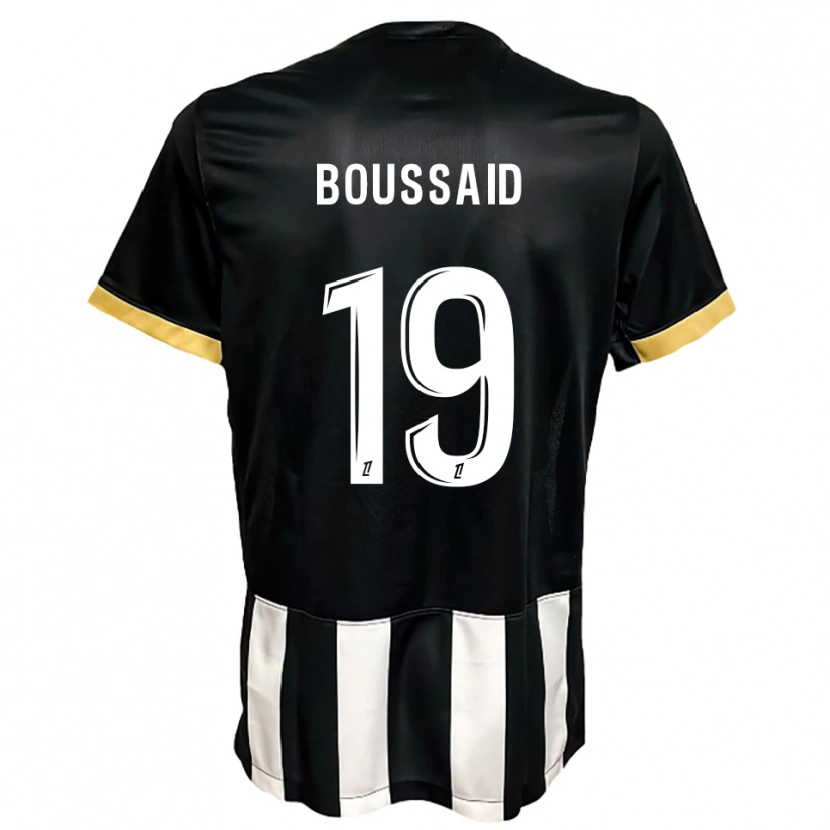 Danxen Women Willsem Boussaid #19 Black  White Home Jersey 2025/26 T-Shirt