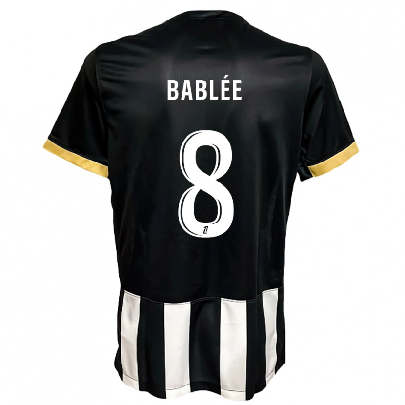 Danxen Women Alix Bablée #8 Black  White Home Jersey 2025/26 T-Shirt