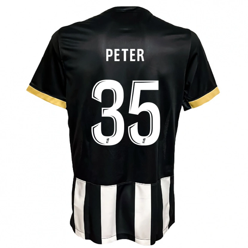 Danxen Women Prosper Peter #35 Black  White Home Jersey 2025/26 T-Shirt