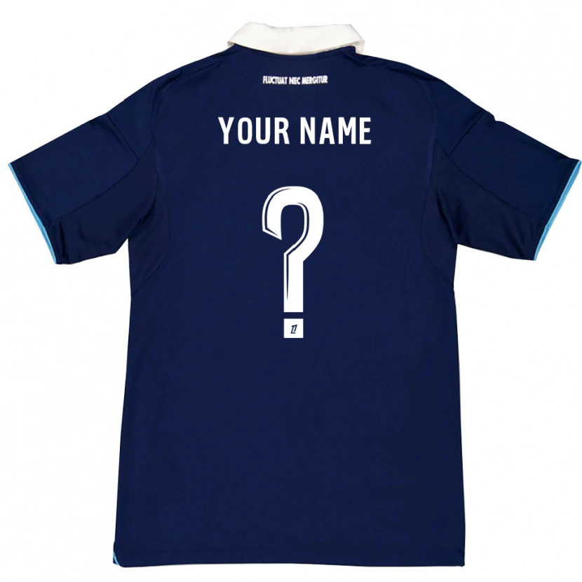 Danxen Women Your Name #0 Dark Blue White Home Jersey 2025/26 T-Shirt