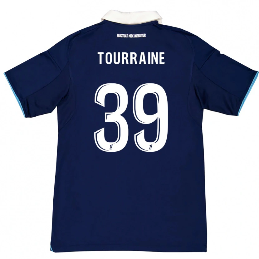 Danxen Women Mathys Tourraine #39 Dark Blue White Home Jersey 2025/26 T-Shirt