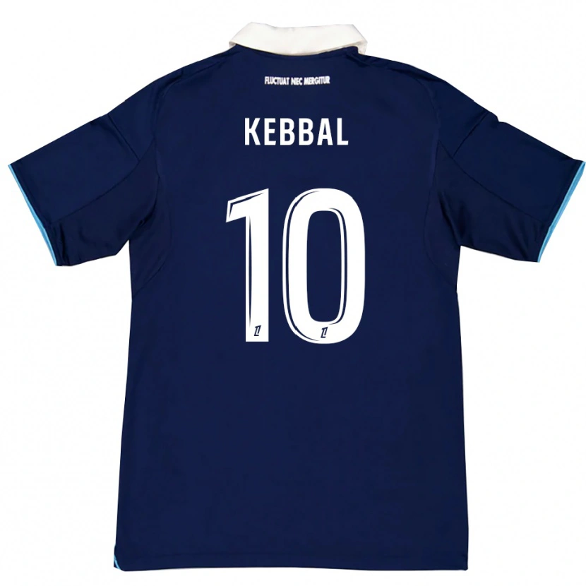 Danxen Women Ilan Kebbal #10 Dark Blue White Home Jersey 2025/26 T-Shirt