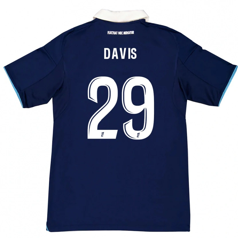 Danxen Women Deja Davis #29 Dark Blue White Home Jersey 2025/26 T-Shirt