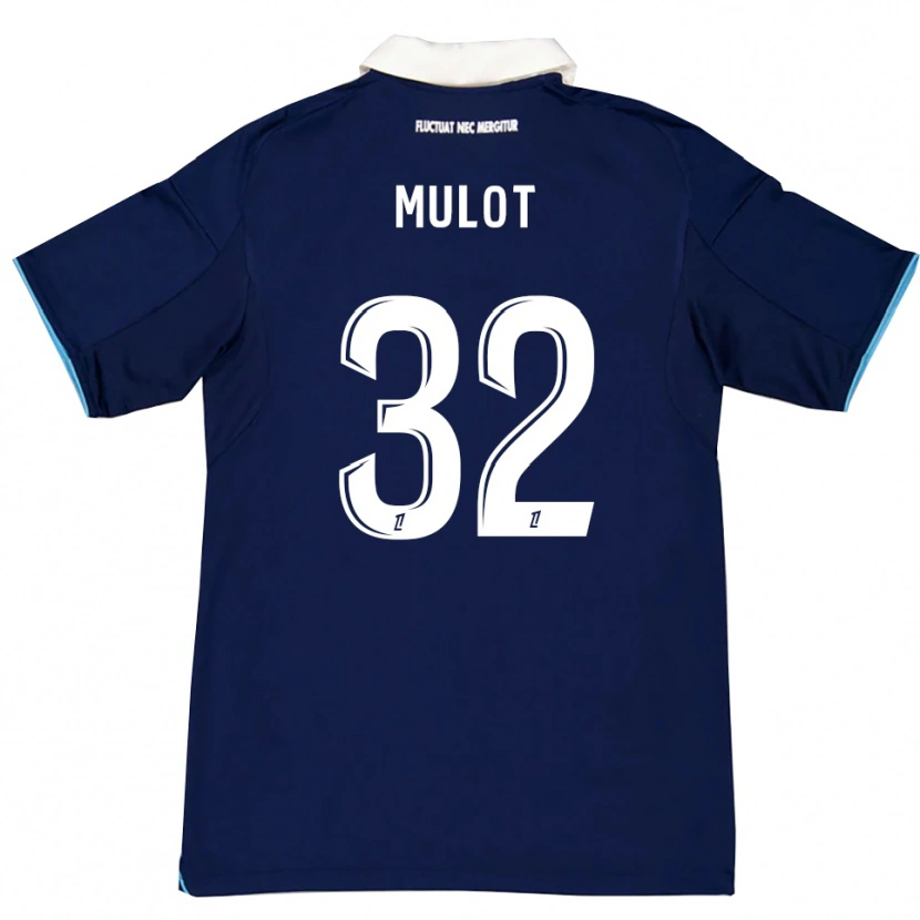 Danxen Women Marie Mulot #32 Dark Blue White Home Jersey 2025/26 T-Shirt