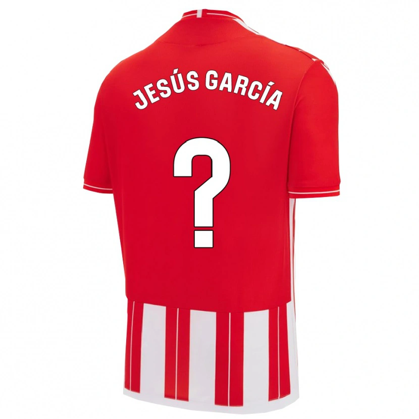 Danxen Women Jesús García #0 Red White Home Jersey 2025/26 T-Shirt