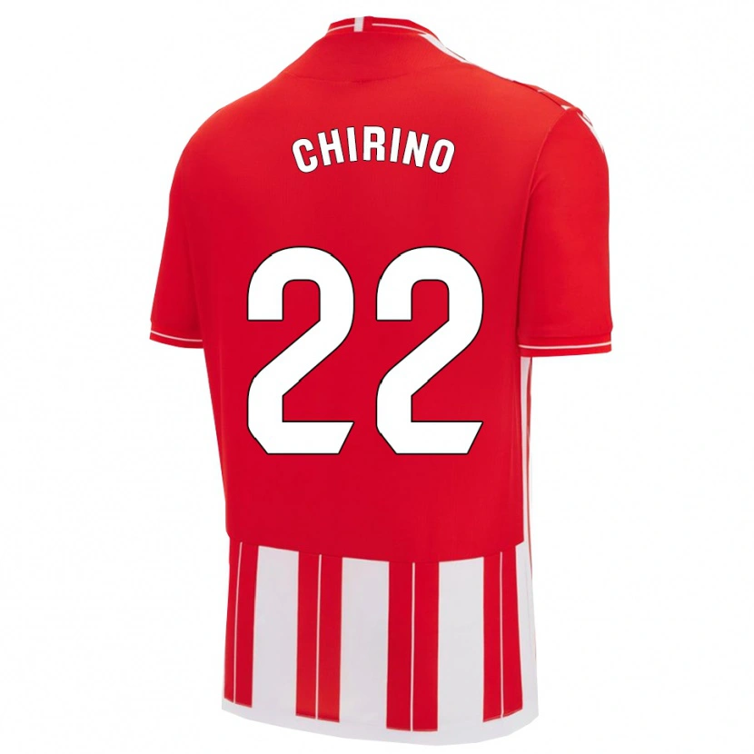 Danxen Women Daijiro Chirino #22 Red White Home Jersey 2025/26 T-Shirt