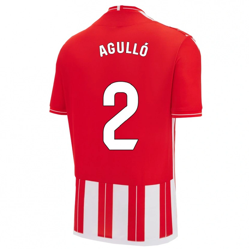 Danxen Women Vicente Agulló #2 Red White Home Jersey 2025/26 T-Shirt