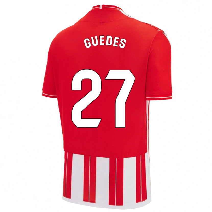 Danxen Women Gui Guedes #27 Red White Home Jersey 2025/26 T-Shirt