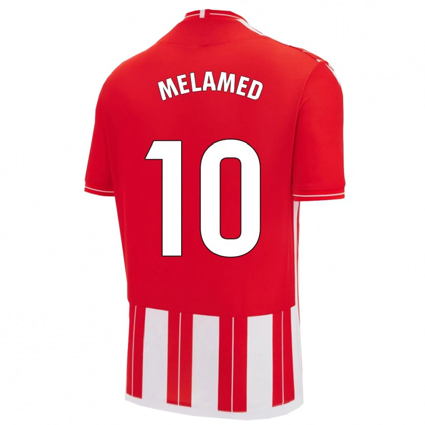 Danxen Women Nico Melamed #10 Red White Home Jersey 2025/26 T-Shirt