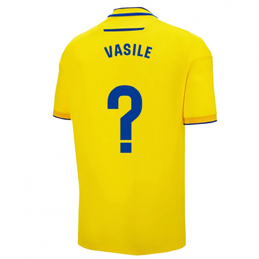 Danxen Women Cristian Vasile #0 Yellow Navy Home Jersey 2025/26 T-Shirt
