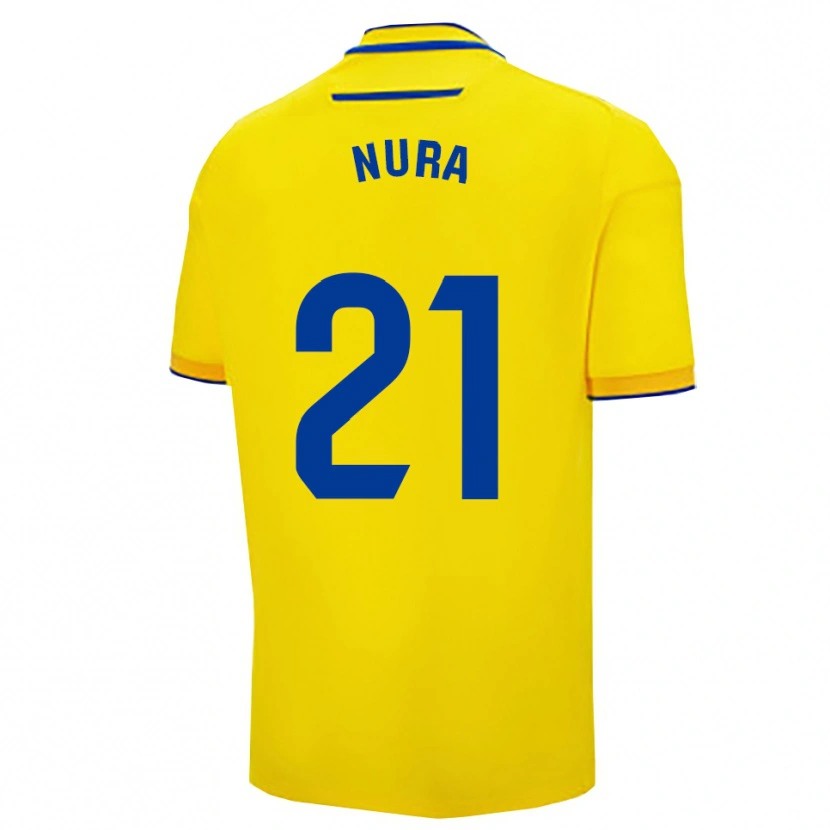 Danxen Women Nura Hegazy Ceballos #21 Yellow Navy Home Jersey 2025/26 T-Shirt
