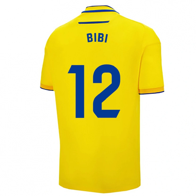 Danxen Women Bibiana Vallín Romero #12 Yellow Navy Home Jersey 2025/26 T-Shirt