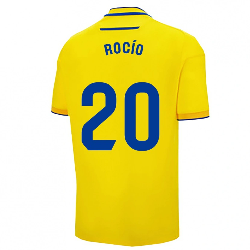 Danxen Women Rocío Guerrero Macías #20 Yellow Navy Home Jersey 2025/26 T-Shirt