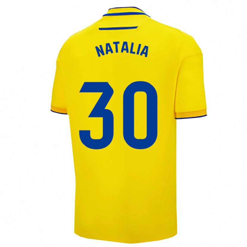 Danxen Women Natalia Ramírez Chacón #30 Yellow Navy Home Jersey 2025/26 T-Shirt