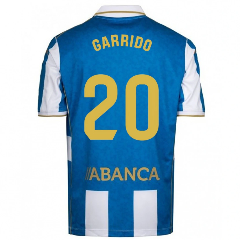 Danxen Women Jaime Garrido #20 White Blue Home Jersey 2025/26 T-Shirt