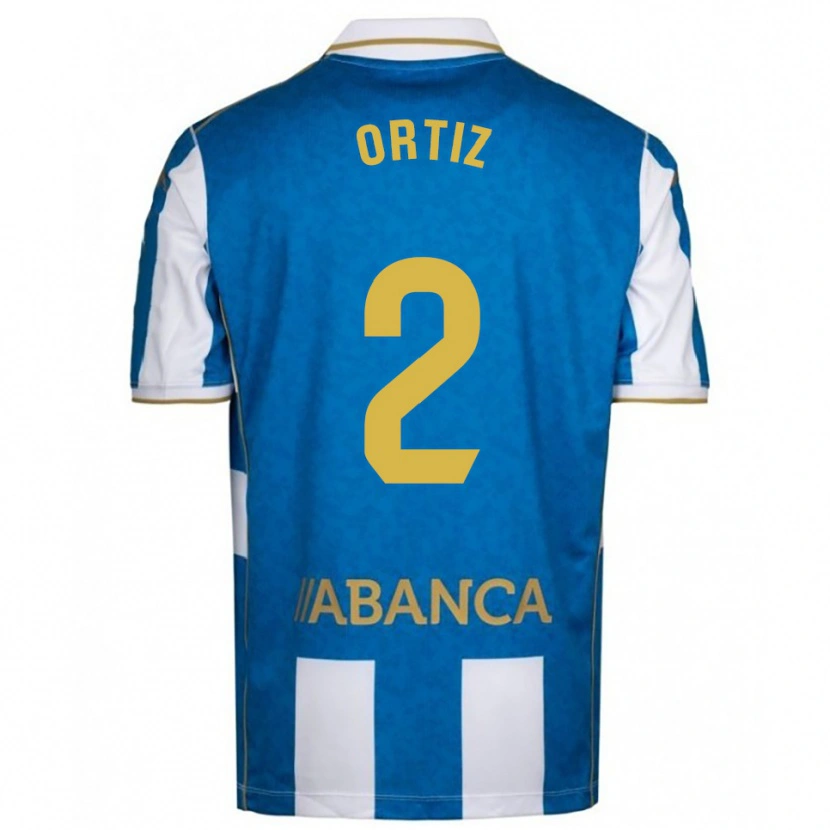 Danxen Women Samara Ortiz #2 White Blue Home Jersey 2025/26 T-Shirt