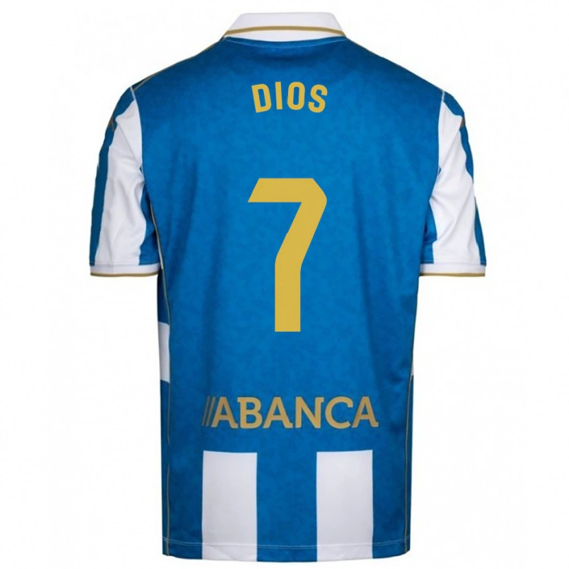 Danxen Women Eva Dios #7 White Blue Home Jersey 2025/26 T-Shirt