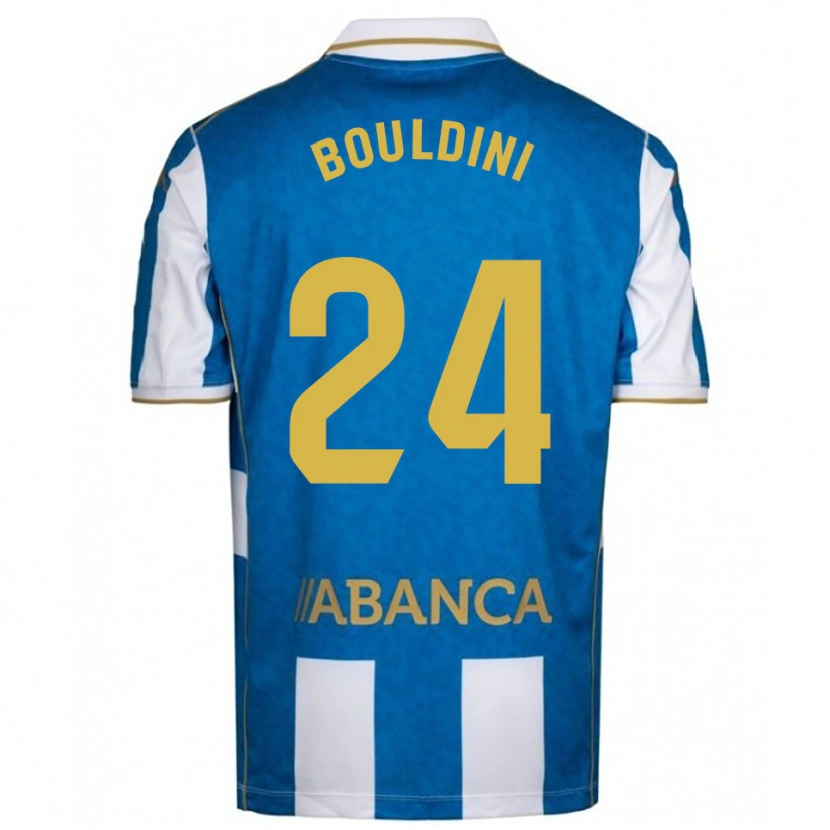 Danxen Women Mohamed Bouldini #24 White Blue Home Jersey 2025/26 T-Shirt