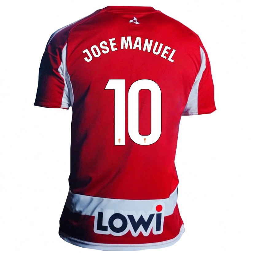 Danxen Women José Manuel Arnáiz #10 Red White Home Jersey 2025/26 T-Shirt