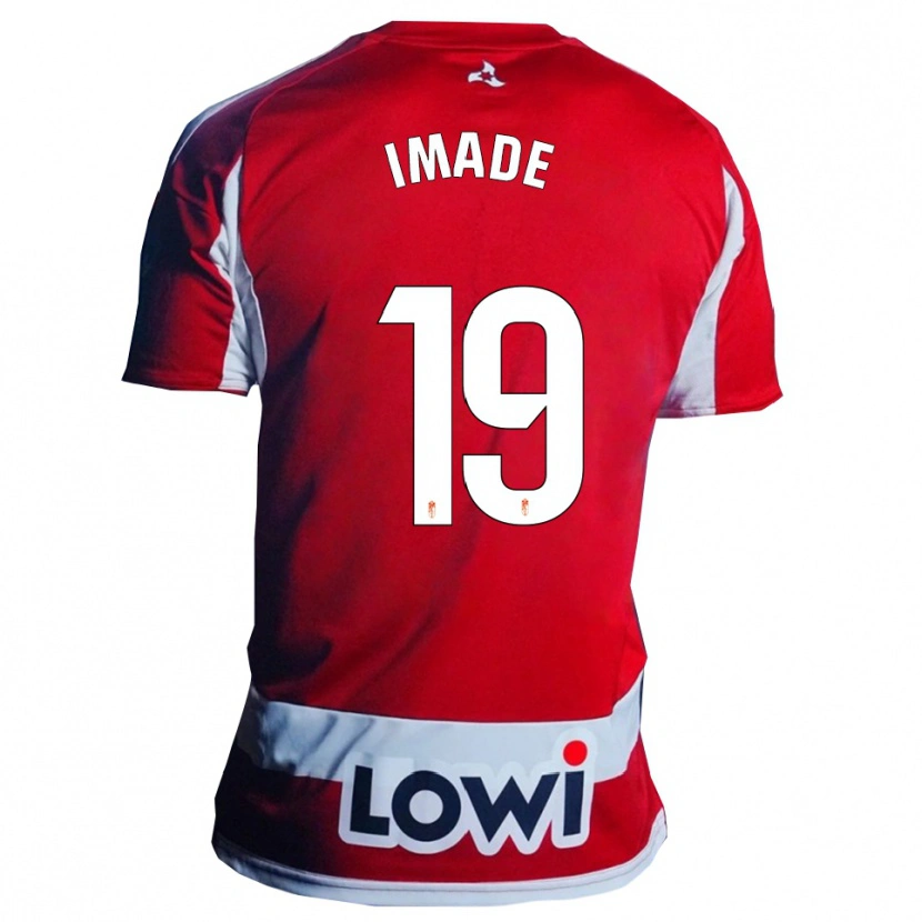 Danxen Women Edna Imade #19 Red White Home Jersey 2025/26 T-Shirt