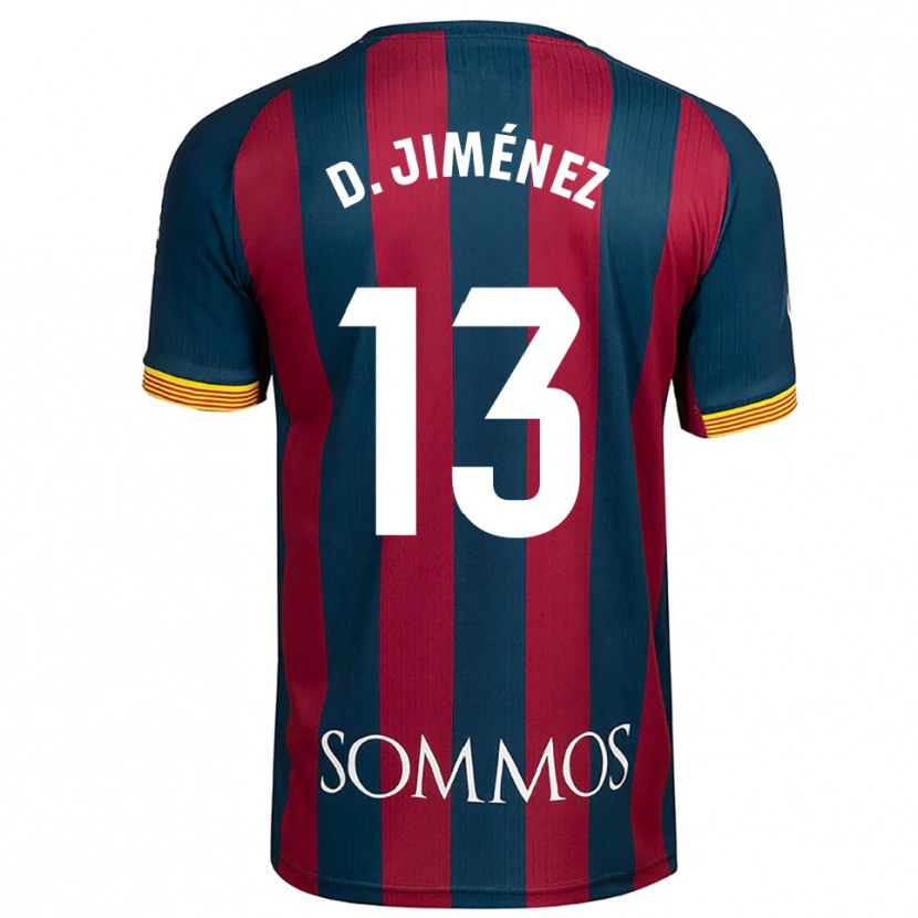 Danxen Women Dani Jiménez #13 Navy Blue Red Home Jersey 2025/26 T-Shirt