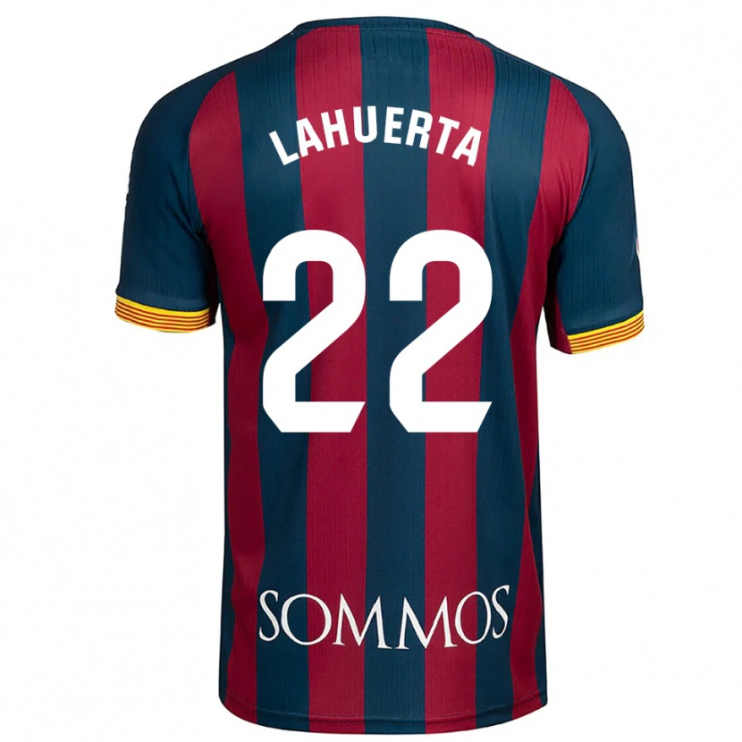 Danxen Women Gema Lahuerta #22 Navy Blue Red Home Jersey 2025/26 T-Shirt