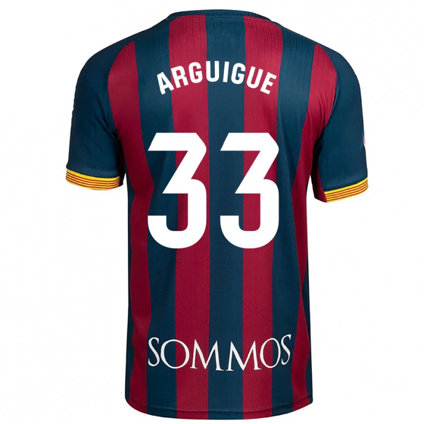 Danxen Women Ayman Arguigue #33 Navy Blue Red Home Jersey 2025/26 T-Shirt