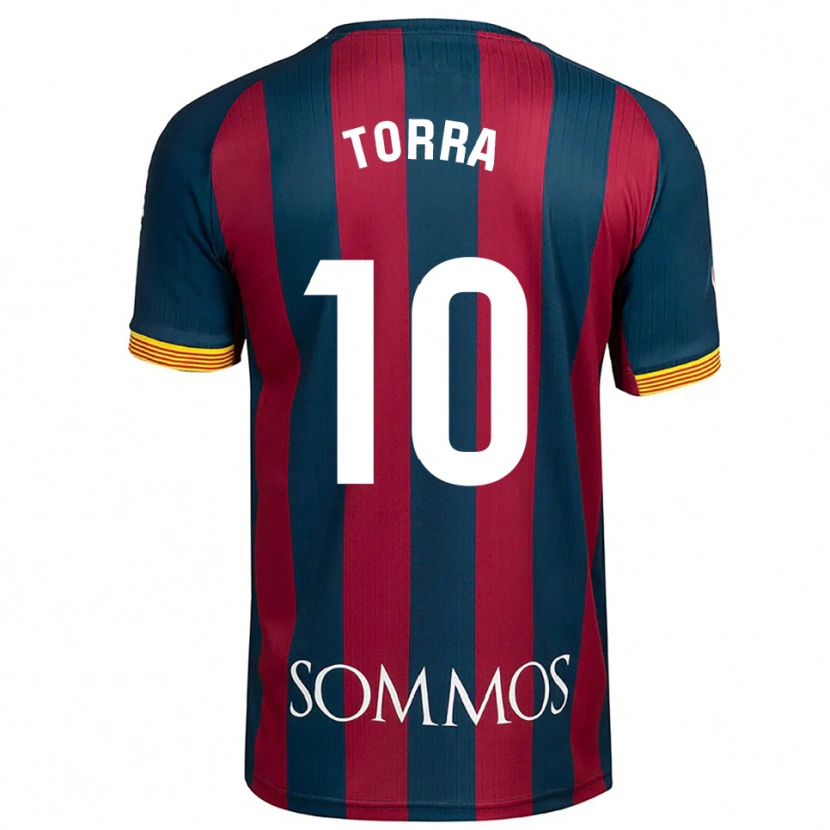 Danxen Women Marc Torra #10 Navy Blue Red Home Jersey 2025/26 T-Shirt