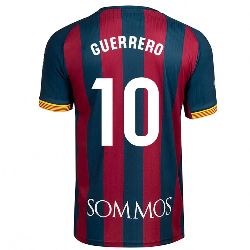 Danxen Women Fernando Guerrero #10 Navy Blue Red Home Jersey 2025/26 T-Shirt