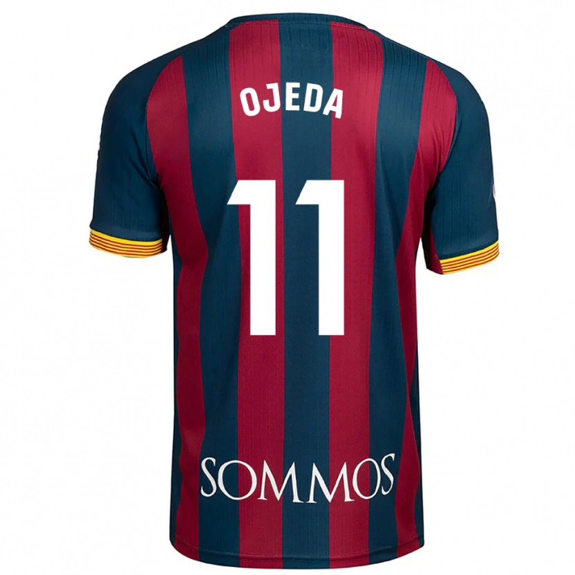 Danxen Women Raúl Ojeda #11 Navy Blue Red Home Jersey 2025/26 T-Shirt