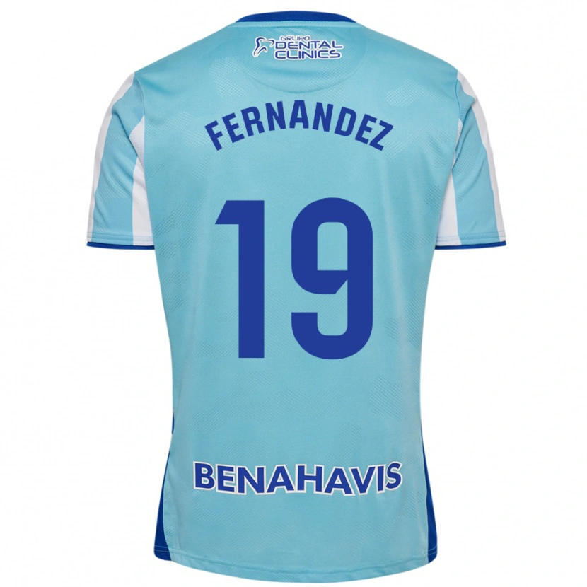 Danxen Women Raúl Fernández #19 Sky Blue White Home Jersey 2025/26 T-Shirt