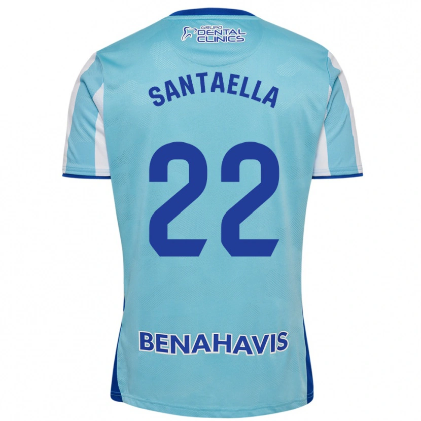 Danxen Women Miguel Santaella #22 Sky Blue White Home Jersey 2025/26 T-Shirt