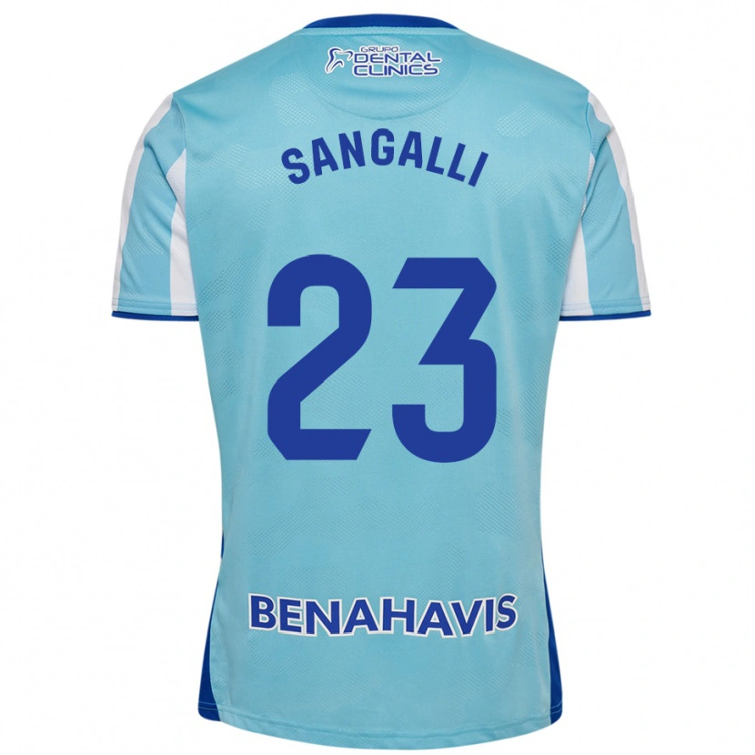 Danxen Women Luca Sangalli #23 Sky Blue White Home Jersey 2025/26 T-Shirt