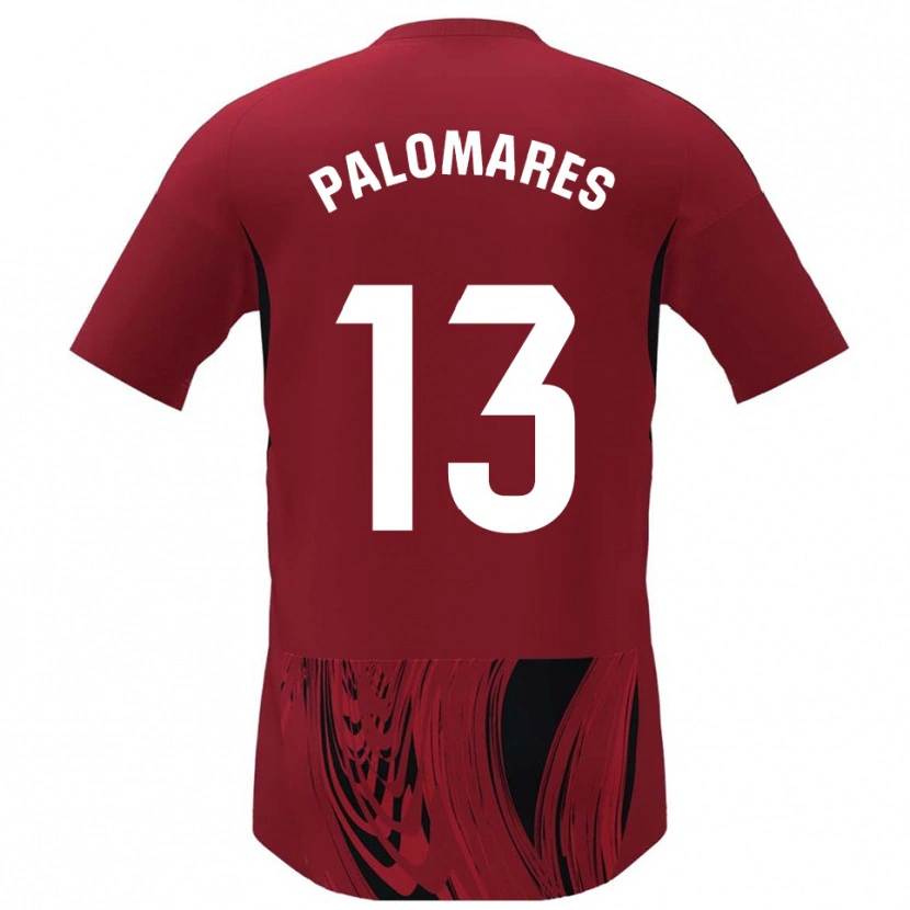 Danxen Women Juanpa Palomares #13 Red Black Home Jersey 2025/26 T-Shirt