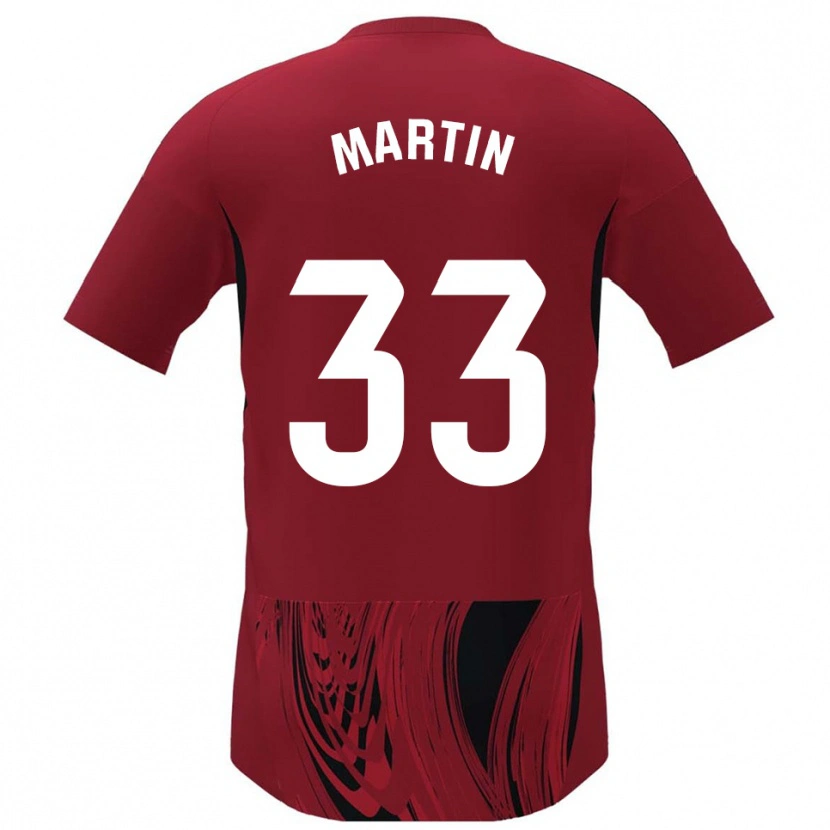 Danxen Women Aarón Martin #33 Red Black Home Jersey 2025/26 T-Shirt