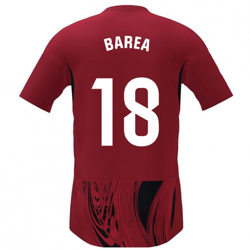 Danxen Women Ismael Barea #18 Red Black Home Jersey 2025/26 T-Shirt