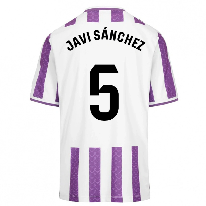 Danxen Women Javi Sánchez #5 Purple White Home Jersey 2025/26 T-Shirt