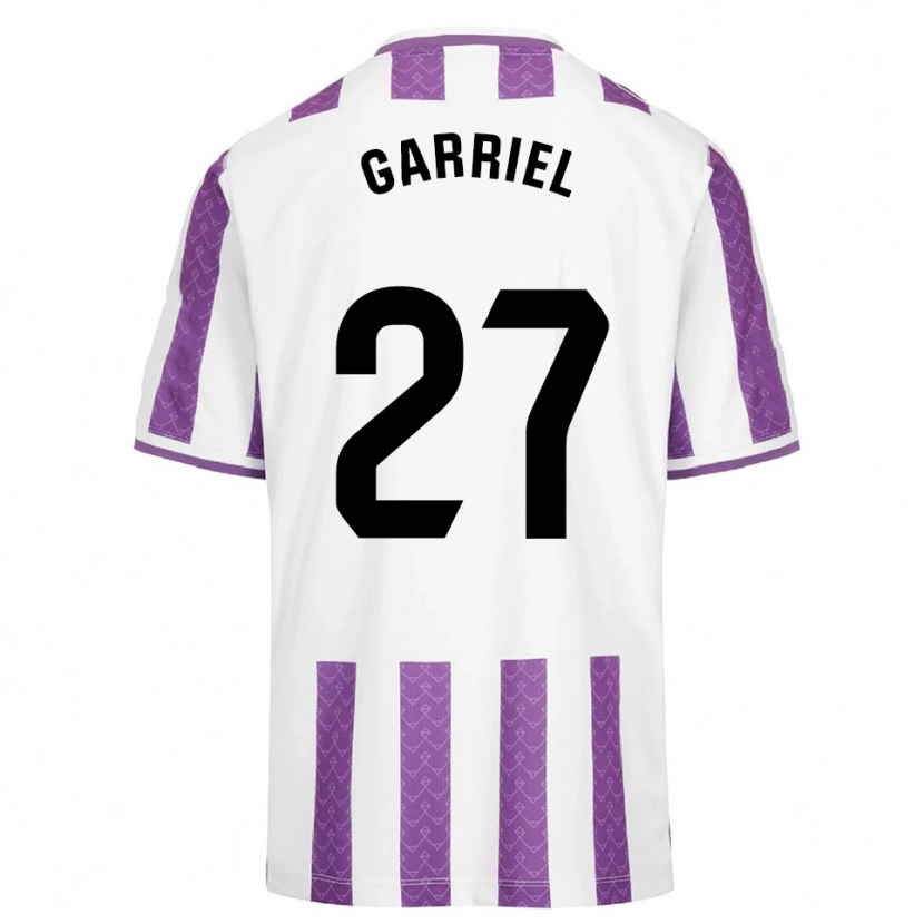 Danxen Women Iván Garriel #27 Purple White Home Jersey 2025/26 T-Shirt