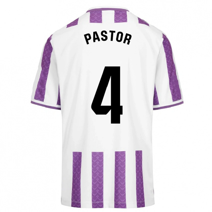 Danxen Women Alba Pastor Rodríguez #4 Purple White Home Jersey 2025/26 T-Shirt