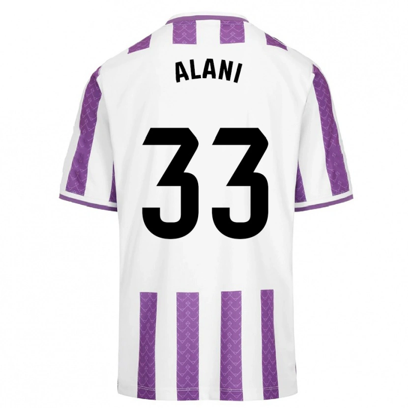 Danxen Women Ibrahim Alani #33 Purple White Home Jersey 2025/26 T-Shirt