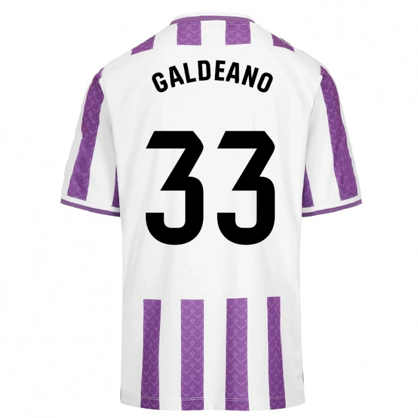 Danxen Women Alejandro Galdeano #33 Purple White Home Jersey 2025/26 T-Shirt