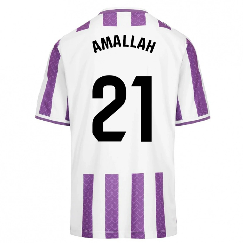 Danxen Women Selim Amallah #21 Purple White Home Jersey 2025/26 T-Shirt