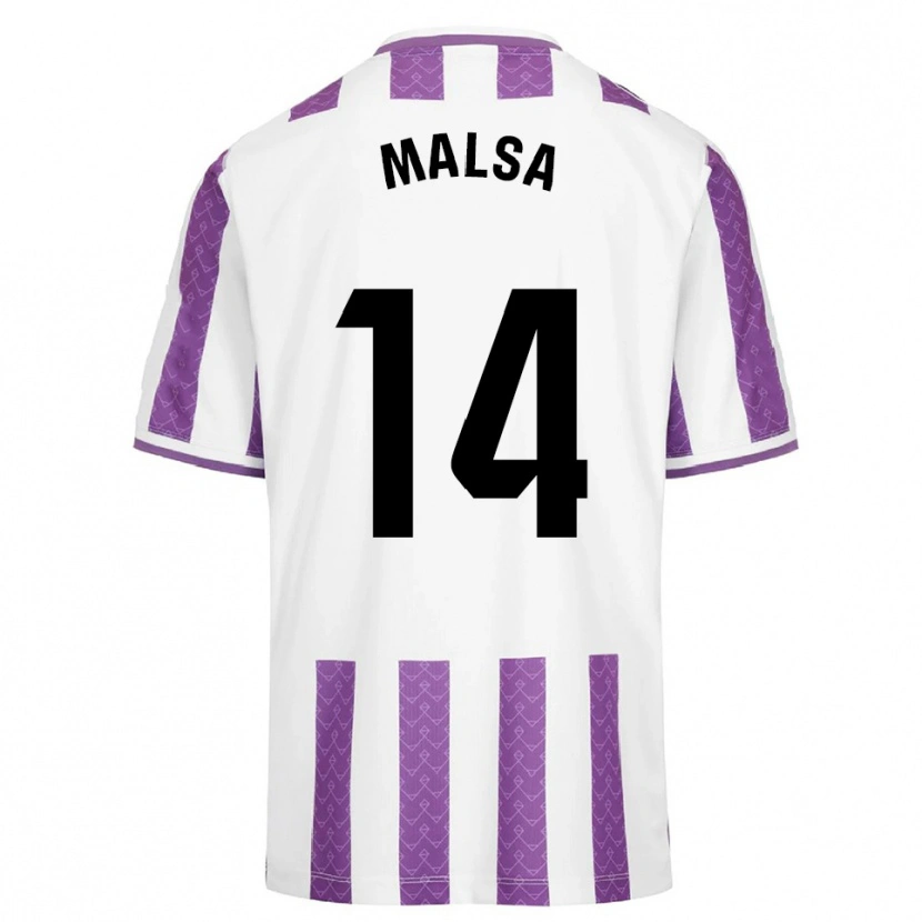 Danxen Women Mickaël Malsa #14 Purple White Home Jersey 2025/26 T-Shirt