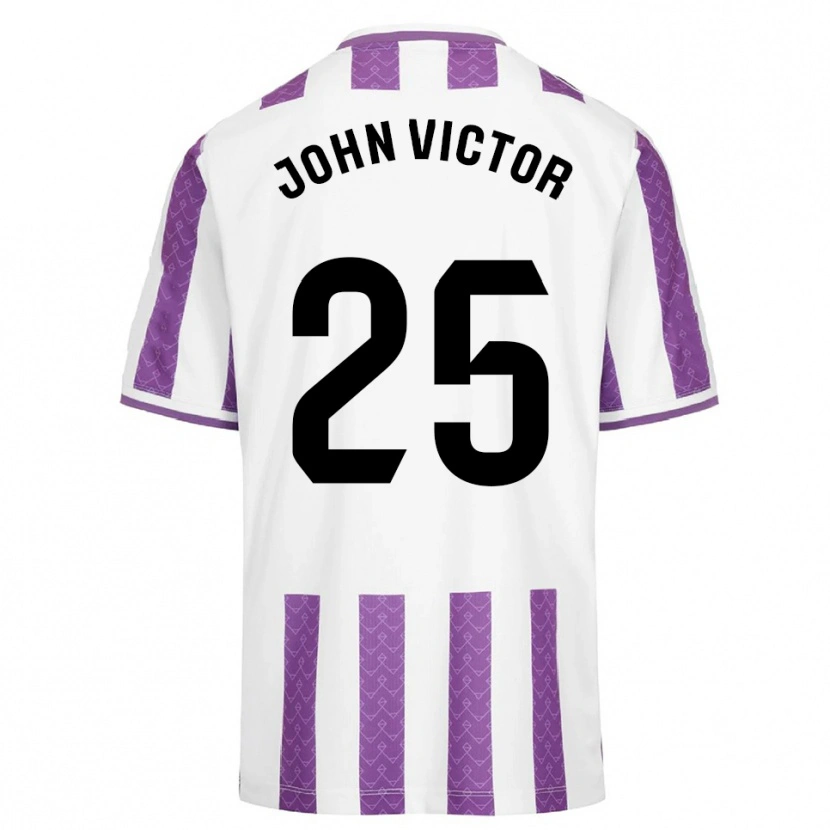 Danxen Women John Victor #25 Purple White Home Jersey 2025/26 T-Shirt