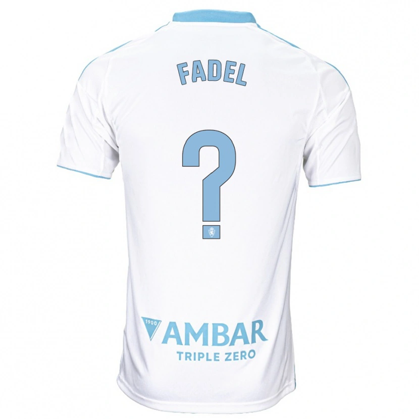 Danxen Women Ismael Fadel #0 White Sky Blue Home Jersey 2025/26 T-Shirt