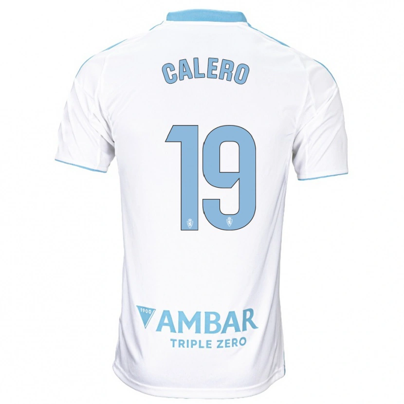 Danxen Women Iván Calero #19 White Sky Blue Home Jersey 2025/26 T-Shirt