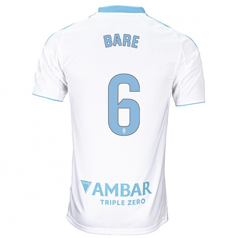 Danxen Women Keidi Bare #6 White Sky Blue Home Jersey 2025/26 T-Shirt