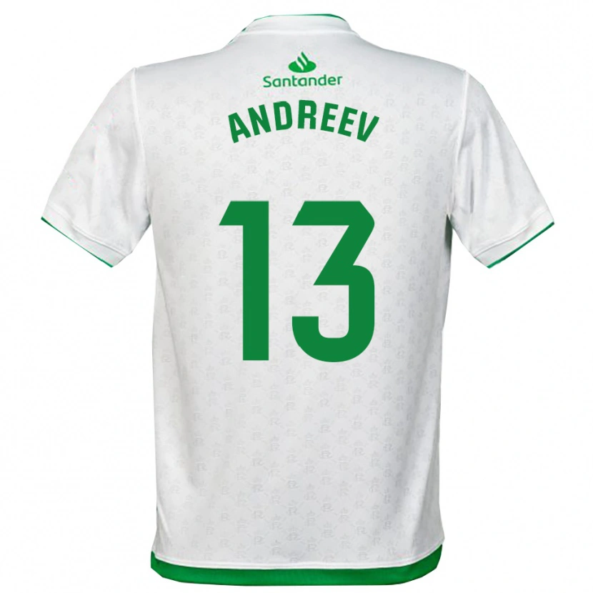 Danxen Women Plamen Andreev #13 Green White Home Jersey 2025/26 T-Shirt
