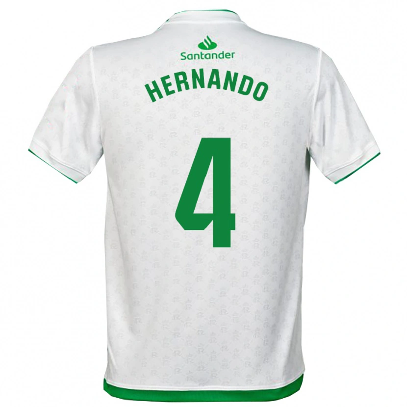 Danxen Women Manu Hernando #4 Green White Home Jersey 2025/26 T-Shirt